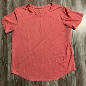 🌸Lululemon athletica Coral Crewneck Short Sleeve Top